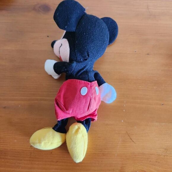 Vintage Mickey Mouse plush bean bag 9" Disney toy collectible - Picture 4 of 6